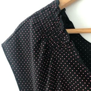 EXPRESS Pretty Woman Black Polka Dot Dress Size 12
